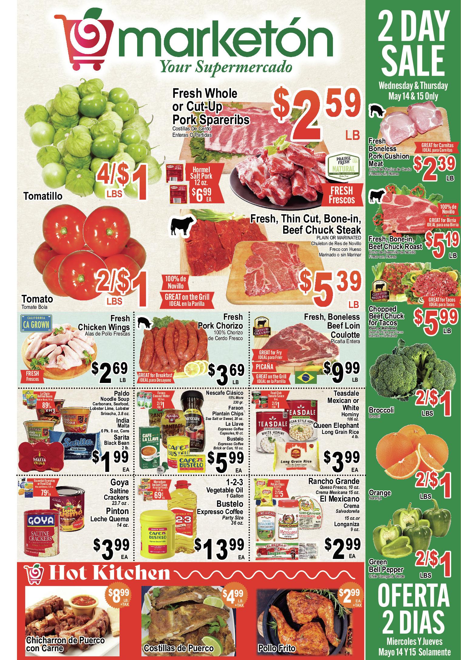 Marketon weekly ad page 1, version 1