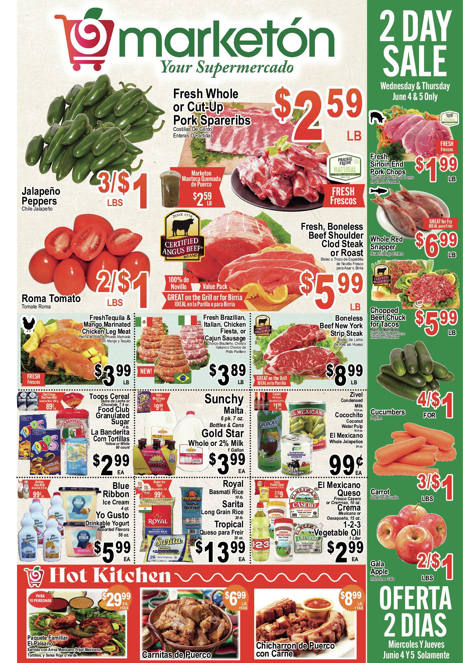 Marketon weekly ad page 1, version 1