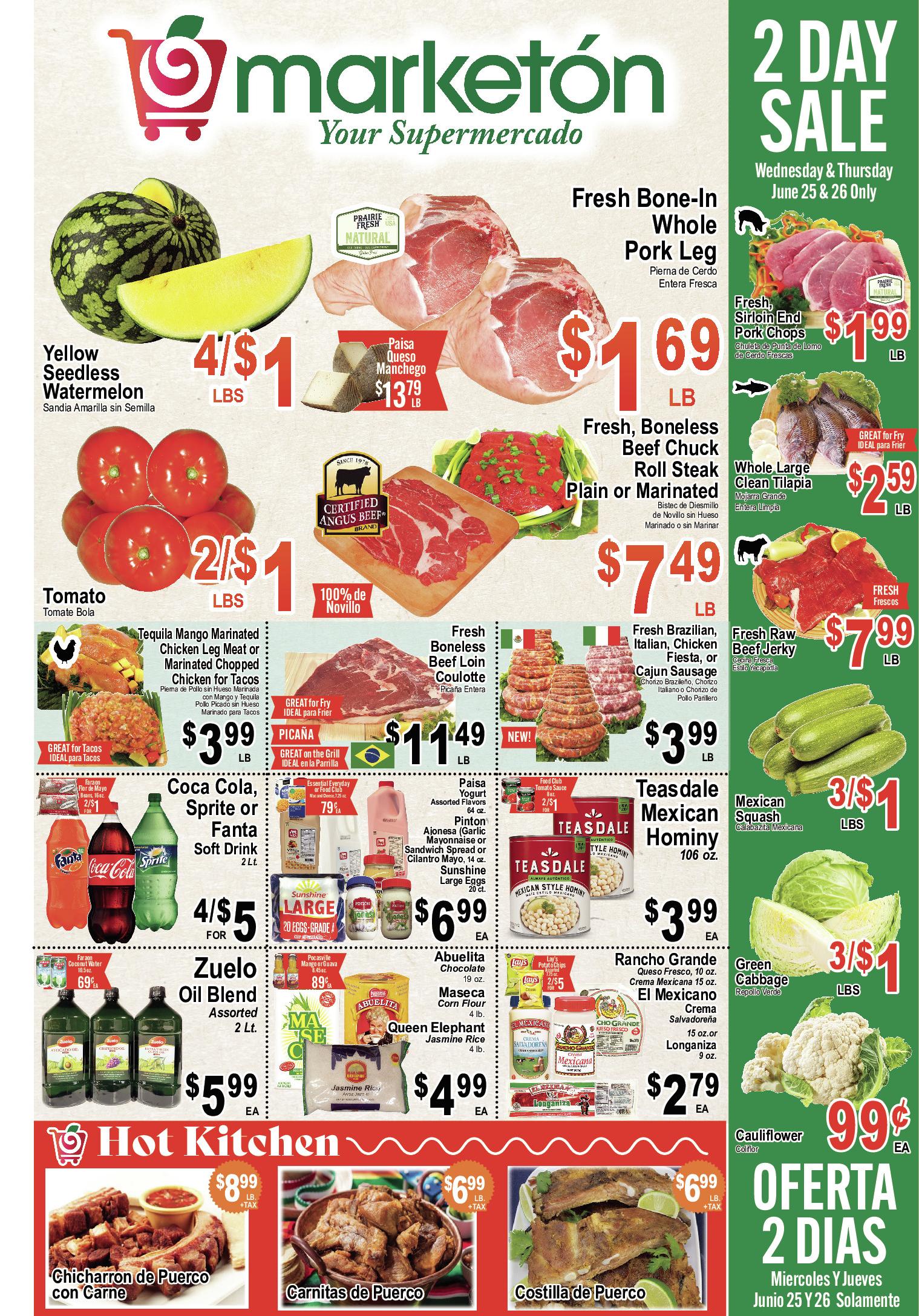 Marketon weekly ad page 1, version 1